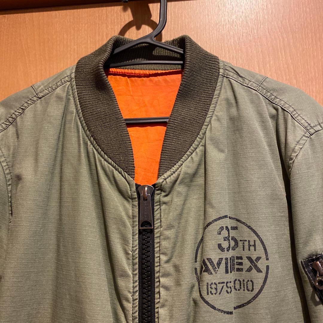 AVIREX アヴィレックス 35周年記念 MA-1 フライトジャケット M - メルカリ