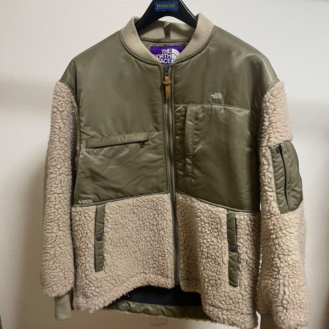 美品】ノースフェイス パープルレーベル ウールボアフリースデナリ