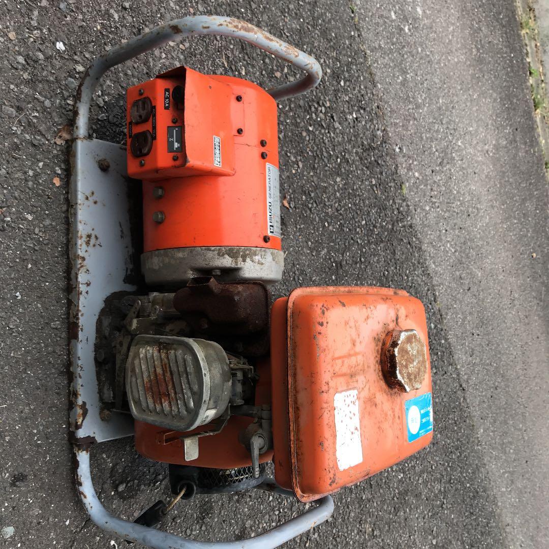 ISUZU発電機　ロビン　エンジン　中古ジャンク品 ISUZU発電機ロビンエンジン中古ジャンク品