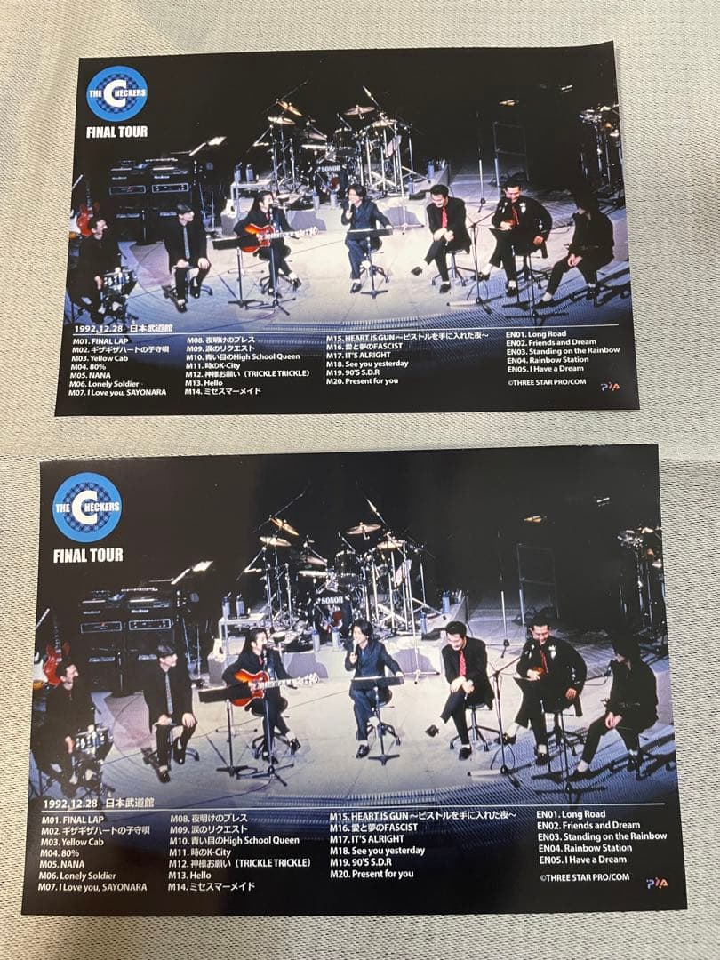 新品　チェッカーズファイナルツアー　復刻版CDパンフレット　推し活　 藤井フミヤ