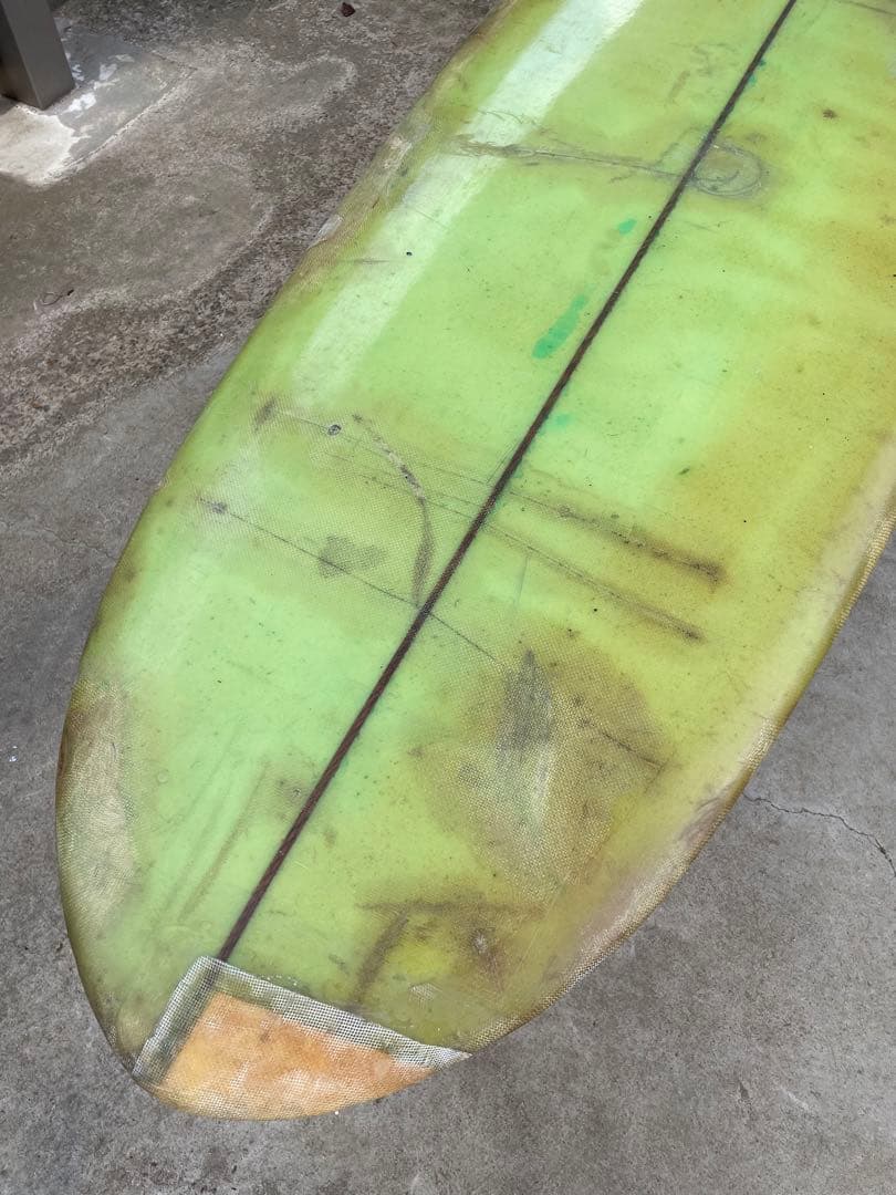 TEDサーフボード　ビンテージ　ミッドレングス　シングル　テッド　7.4f