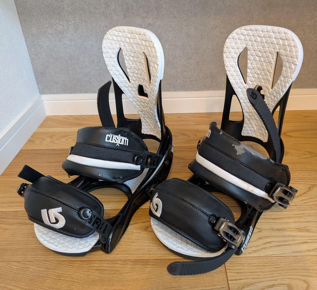 Burton Custom ビンディング ブラック/ホワイト - メルカリ