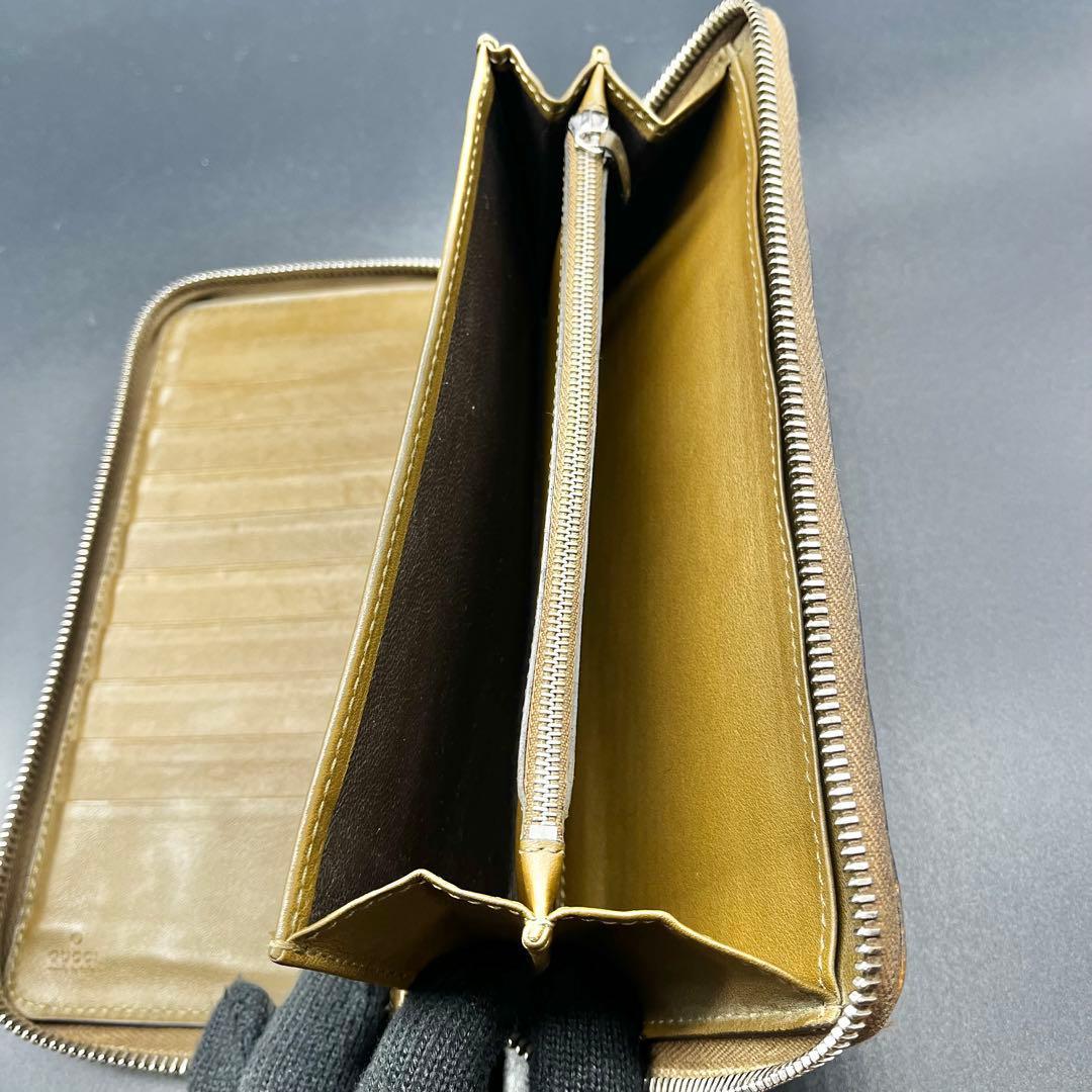 せ*ー様 入手困難/希少✨グッチ オーガナイザー ラウンドファスナー