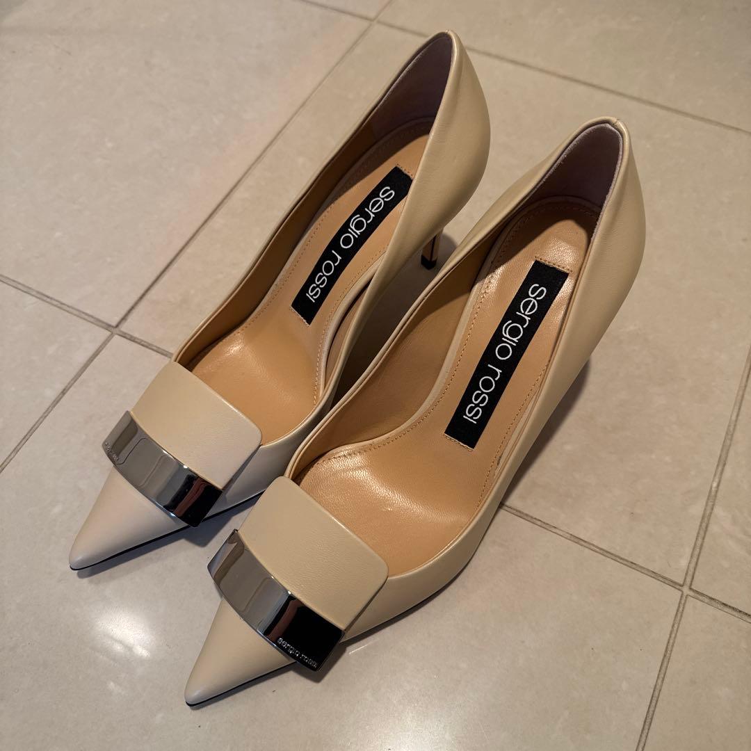 未使用 Sergio Rossi sr1 パンプス ベージュ アイボリー 37 Sergio Rossi/セルジオ ロッシ_Women通販 | sr1 Pump【送料無料