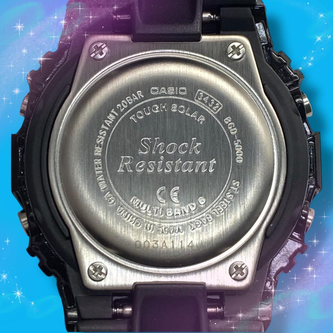 《美品 稼働品》 カシオ Baby-G レディース腕時計 デジタル ソーラー電波