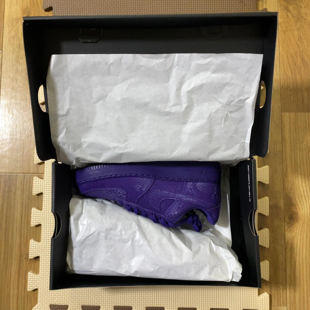 コービーブライアント× ナイキ　エアフォース1ロー コートパープル 24.5cm