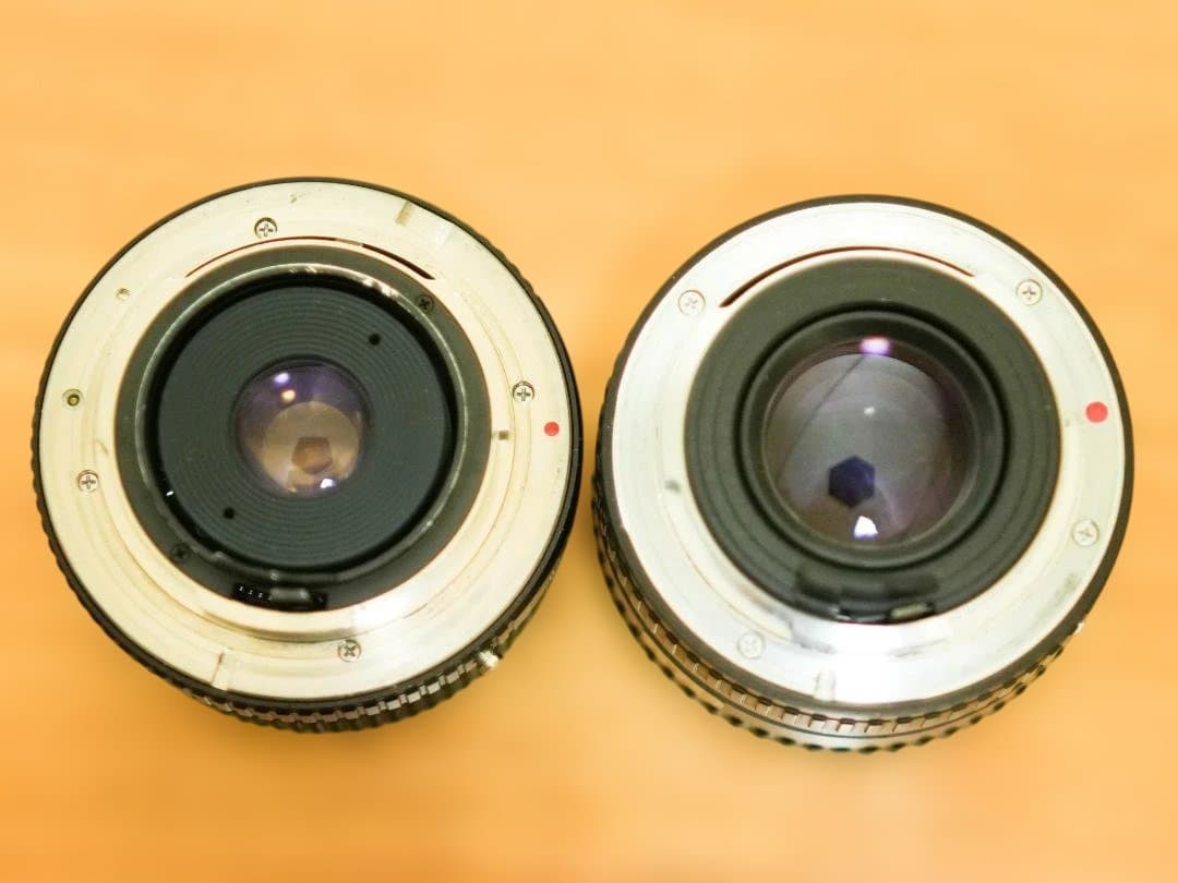 Rikenon P 50mm F2.0 & P 28mm F2.8 レンズ2本 - メルカリ