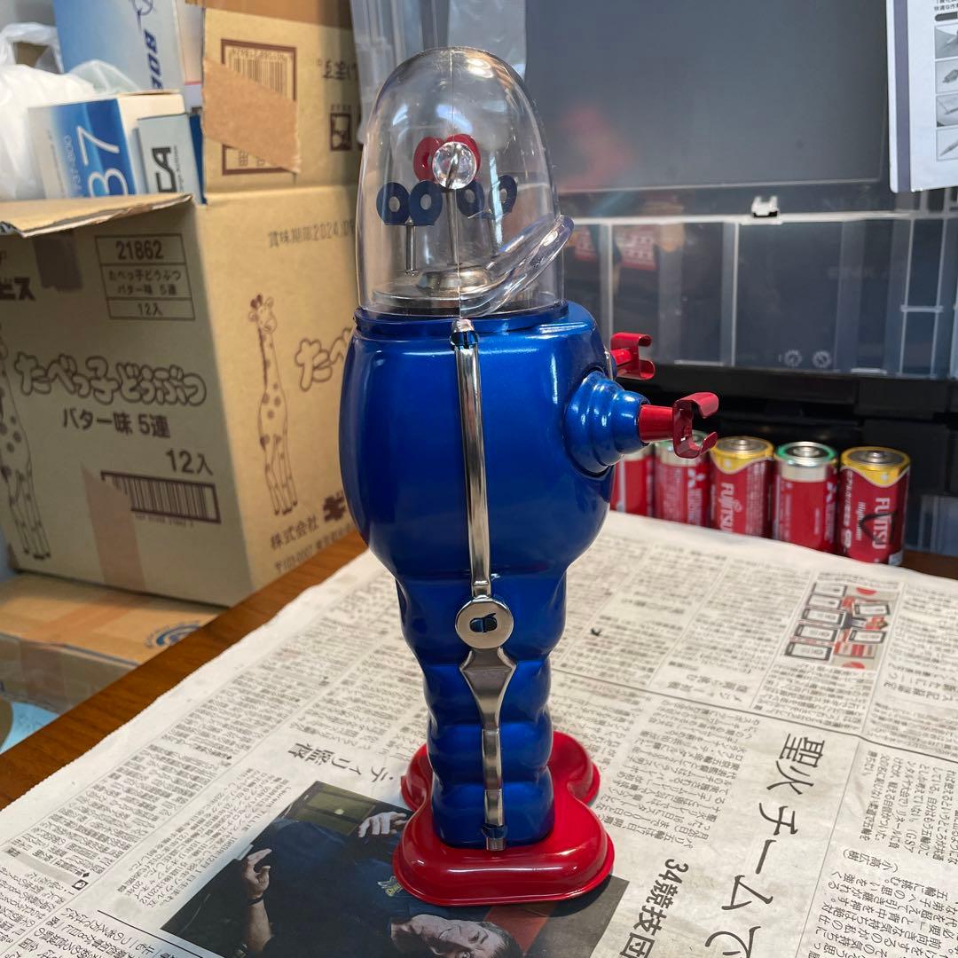 ブリキロボットspace trooper HAHATOY製品　新品/ゼンマイ動力