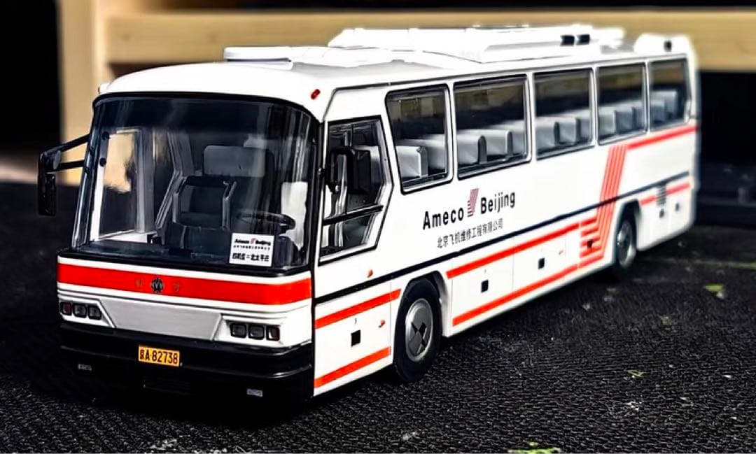 2台セットミニカー 1/64 ハイウェイバス 観光バス