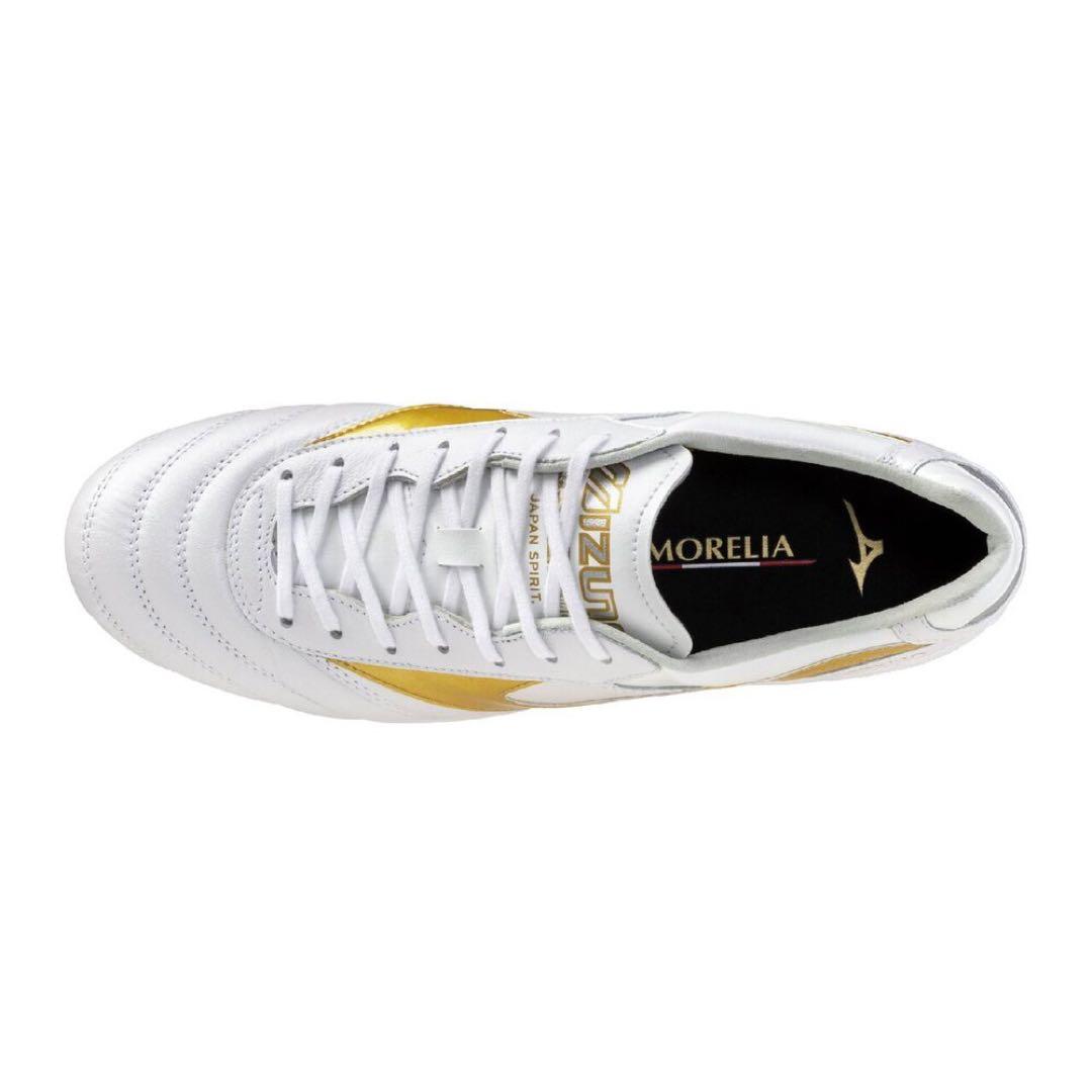 ミズノ モレリア 2 JAPAN スーパーホワイトパール×ゴールド 27.5cm