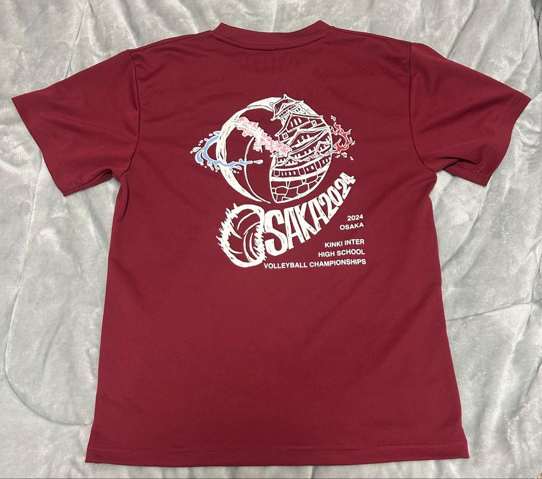 ミズノ バレーボール インターハイ近畿大会記念Tシャツ OSAKA2024