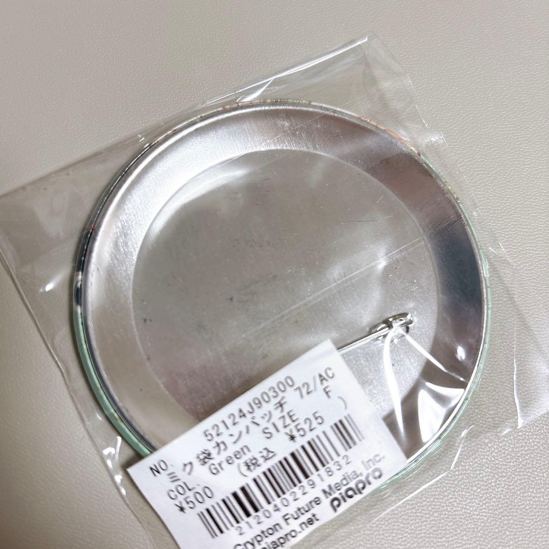 初音ミク earth マニッシュミク袋 缶バッジ 72