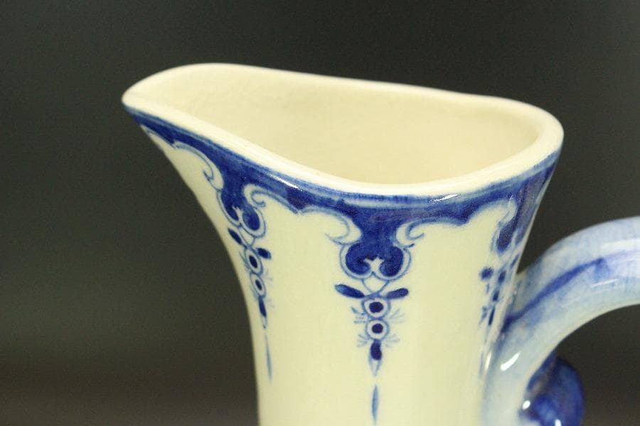 中国美術 青花 纏枝花紋 水注 瓶 中華民国(A884) - メルカリ