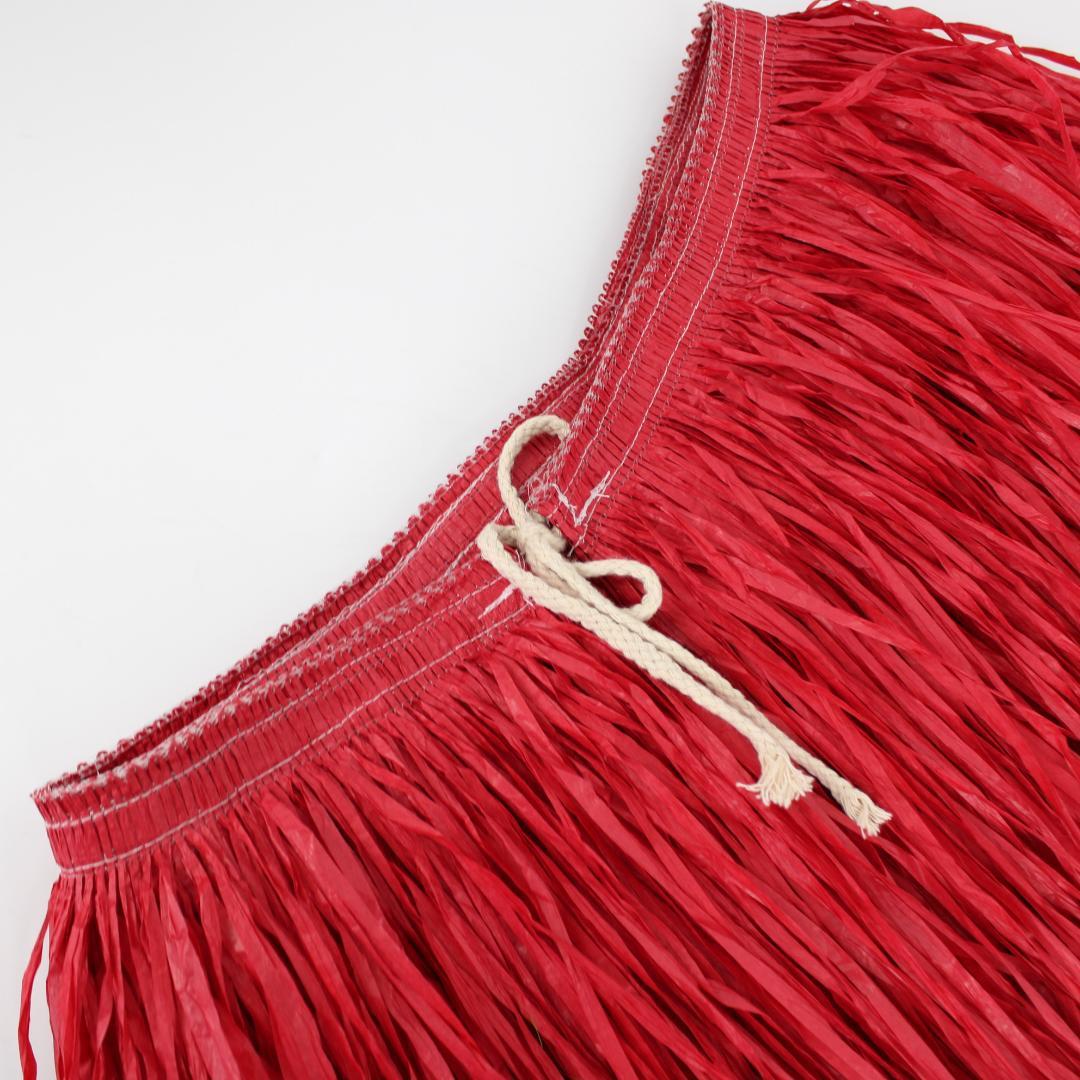 タヒチアン・フラダンス用衣装】レッド モレ スカート 65CM丈 - メルカリ
