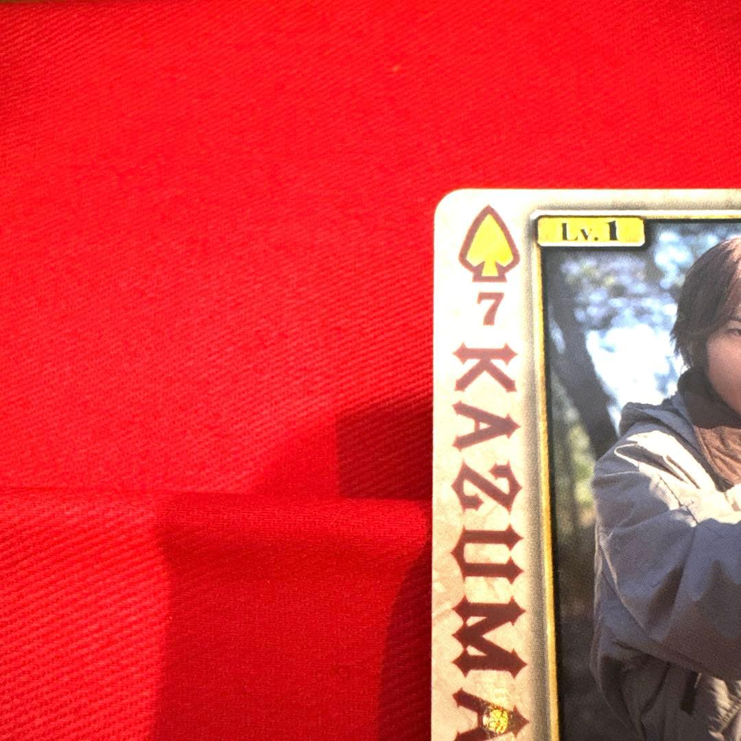 ラウズカード 剣崎一真 仮面ライダー剣 トレカ 椿隆之 スペード7 希少