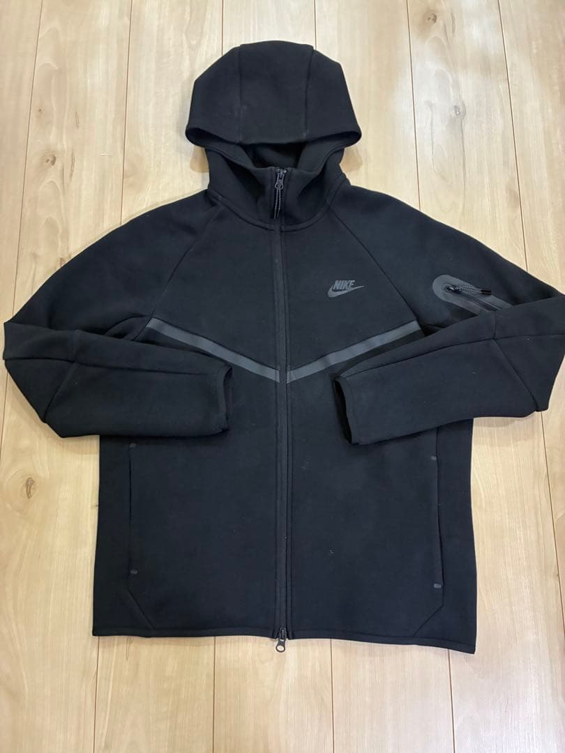 ナイキテックフリース セットアップ 上下 Mサイズ ブラック 赤タグ