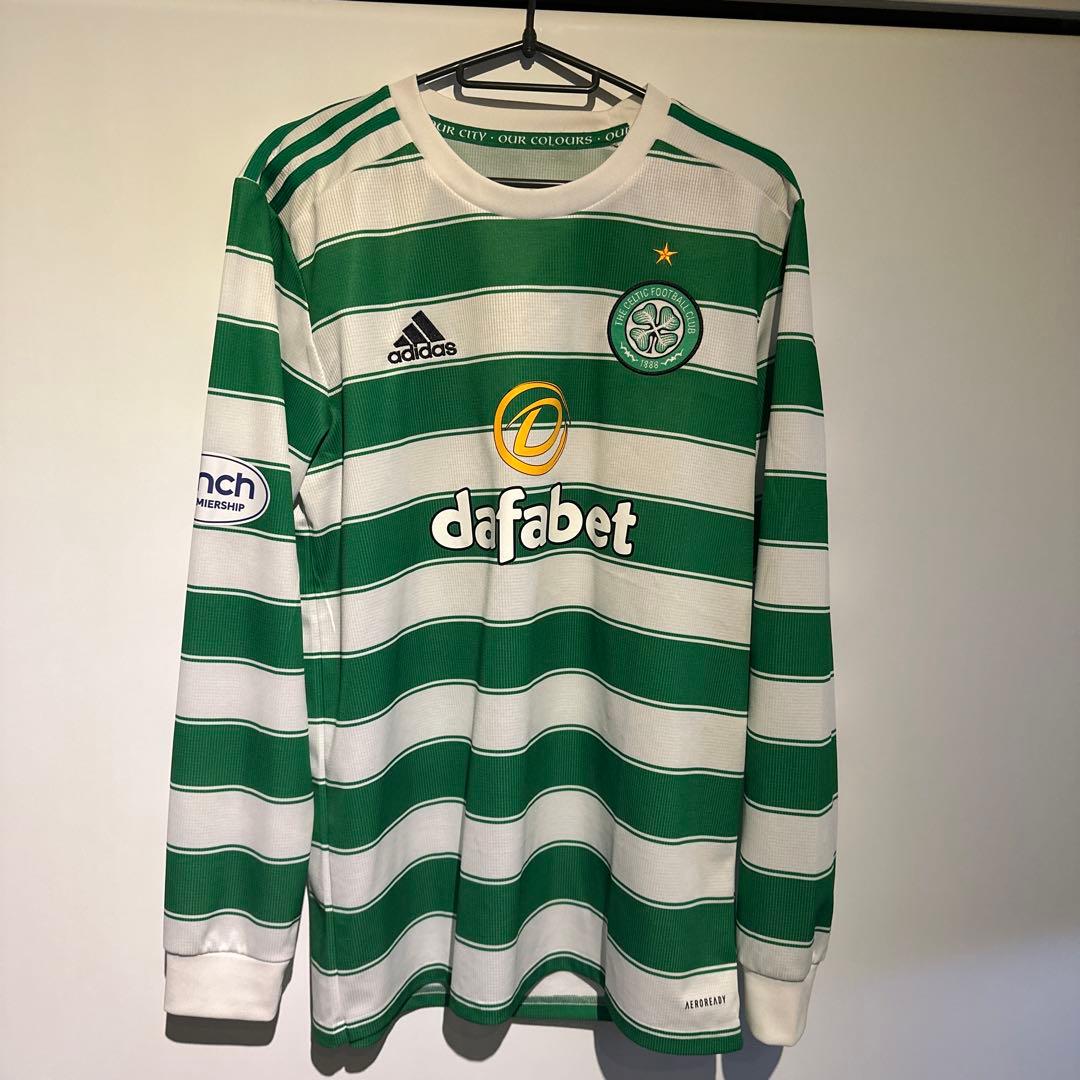 セルティック21-22ホームユニフォーム長袖 古橋亨梧 プレミアシップ