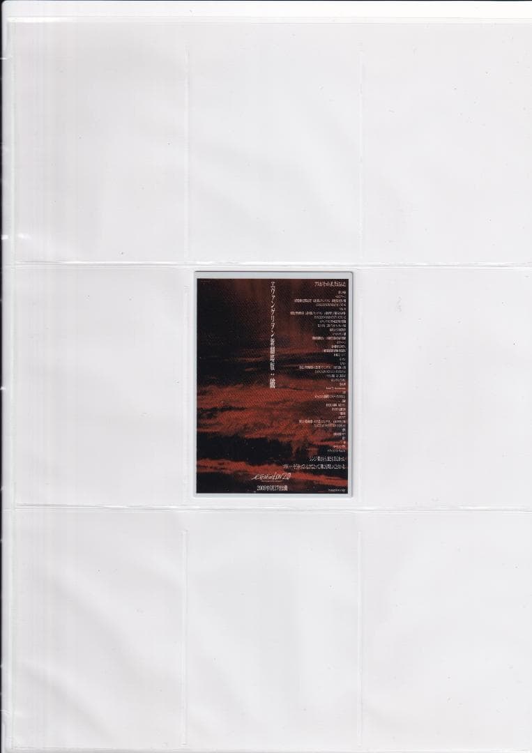 エヴァンゲリオン新劇場版：破　カードダスマスターズ　全種フルコンプ　バインダー付