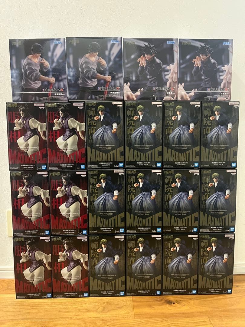 呪術廻戦 フィギュア まとめ売り 禪院直哉 脹相 伏黒甚爾 恵 22体