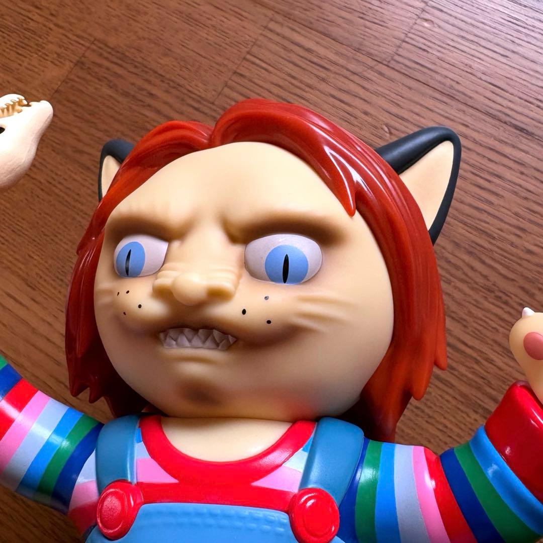 ニャッキー　石黒亜矢子　チャッキー　ソフビ　sofubi チャイルドプレイ