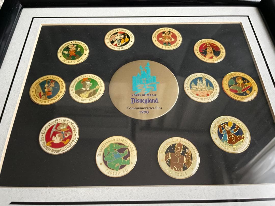 【ディズニーファンの貴方様へ】米国ディズニー３５周年記念ピン12個セット完全版