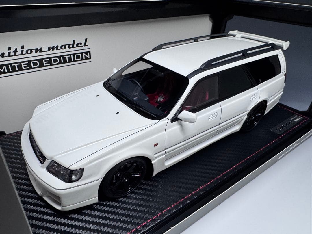 IG 1/18 日産 ステージア 260RS WGNC34 ホワイト RB26