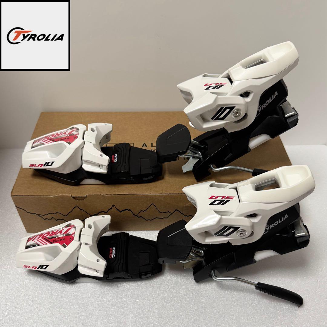 【新品未使用】TYROLIA スキービンディング SLR10 GW TYROLIA（チロリア） ビンディング TYROLIA SLR10 GW WHITE BLACK RED