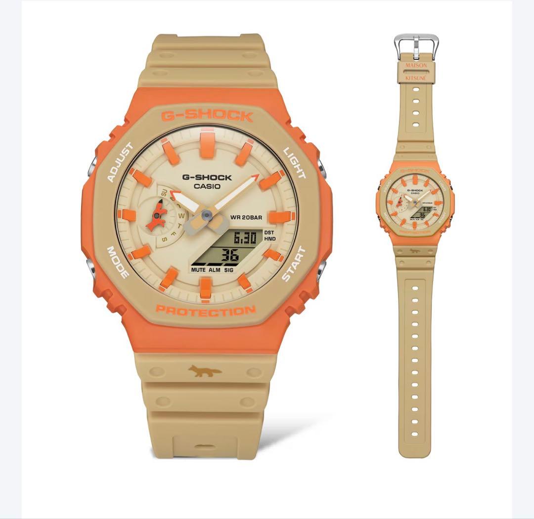 新品】maison kitsune gshock GA-2110MK-5AJR - メルカリ