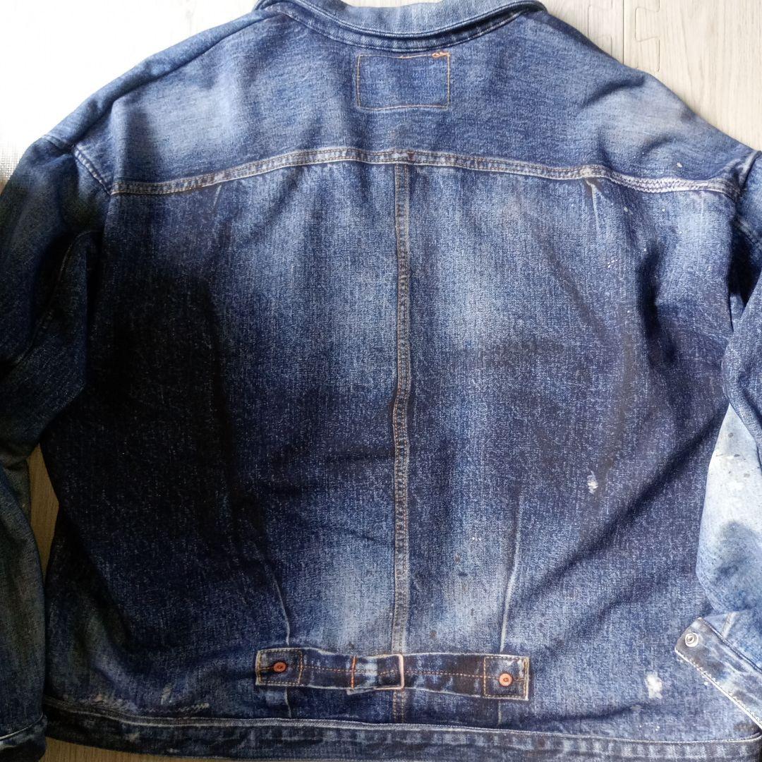 Lot.5067XX デニム転写スウェットジャケット希少サイズXLサプール加工