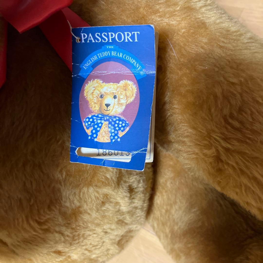 レア　イギリス製 アンティークテディベア　　80cm 可動可愛い