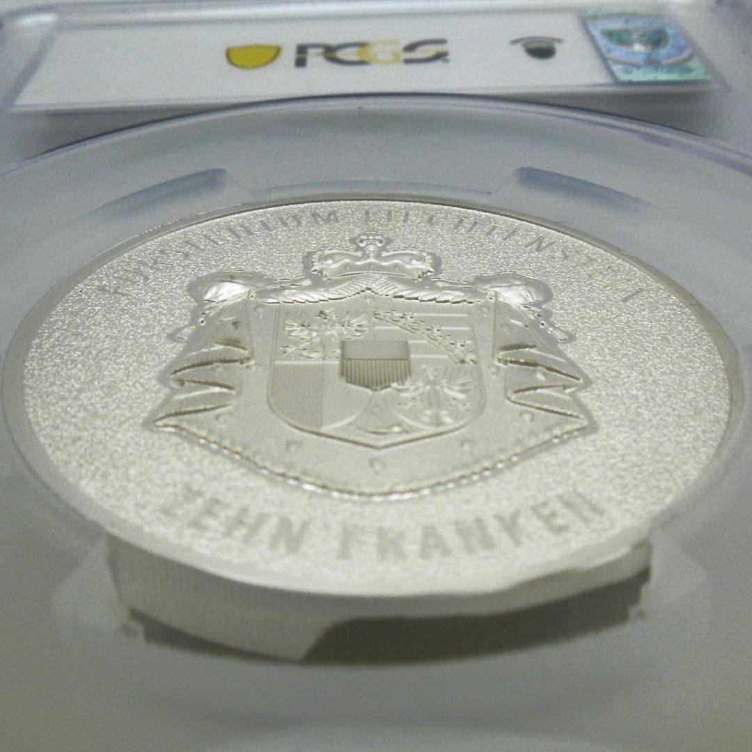 PCGS SP70 2024 リヒテンシュタイン スイスフラン導入100周年銀貨