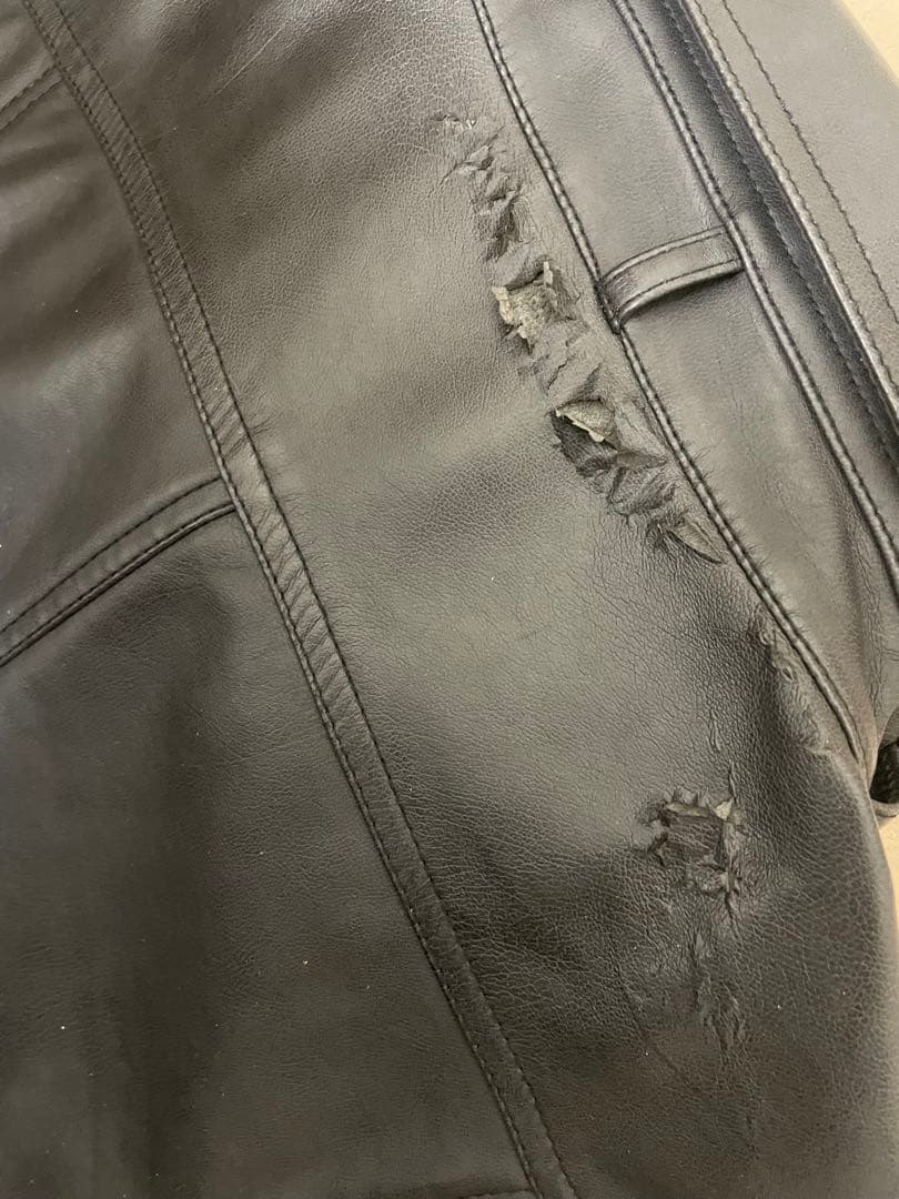 leather jacket archive vkei opium y2k - メルカリ