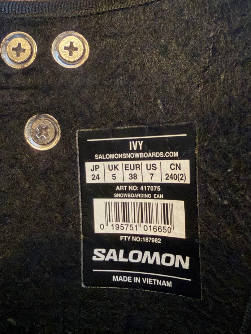 SALOMON IVY スノーボードブーツ 24.0cm