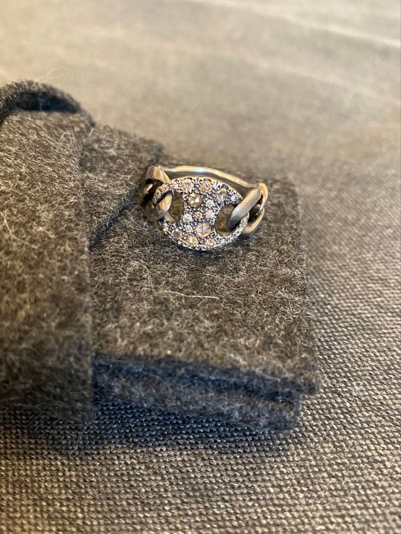 hum】HUMETE PAVE RING (約9号) - メルカリ