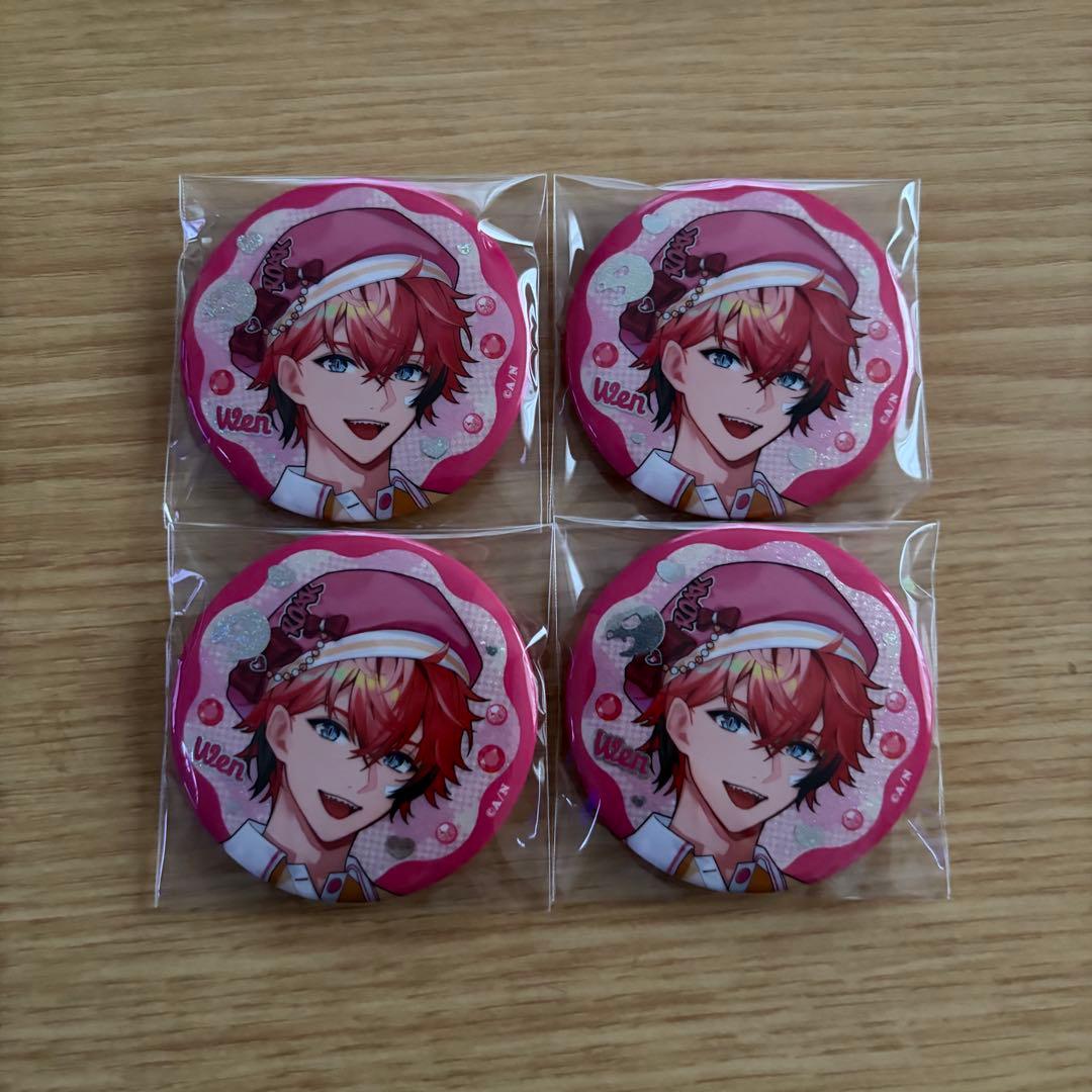 赤城ウェン ぎゃうるふ 缶バッジ - メルカリ