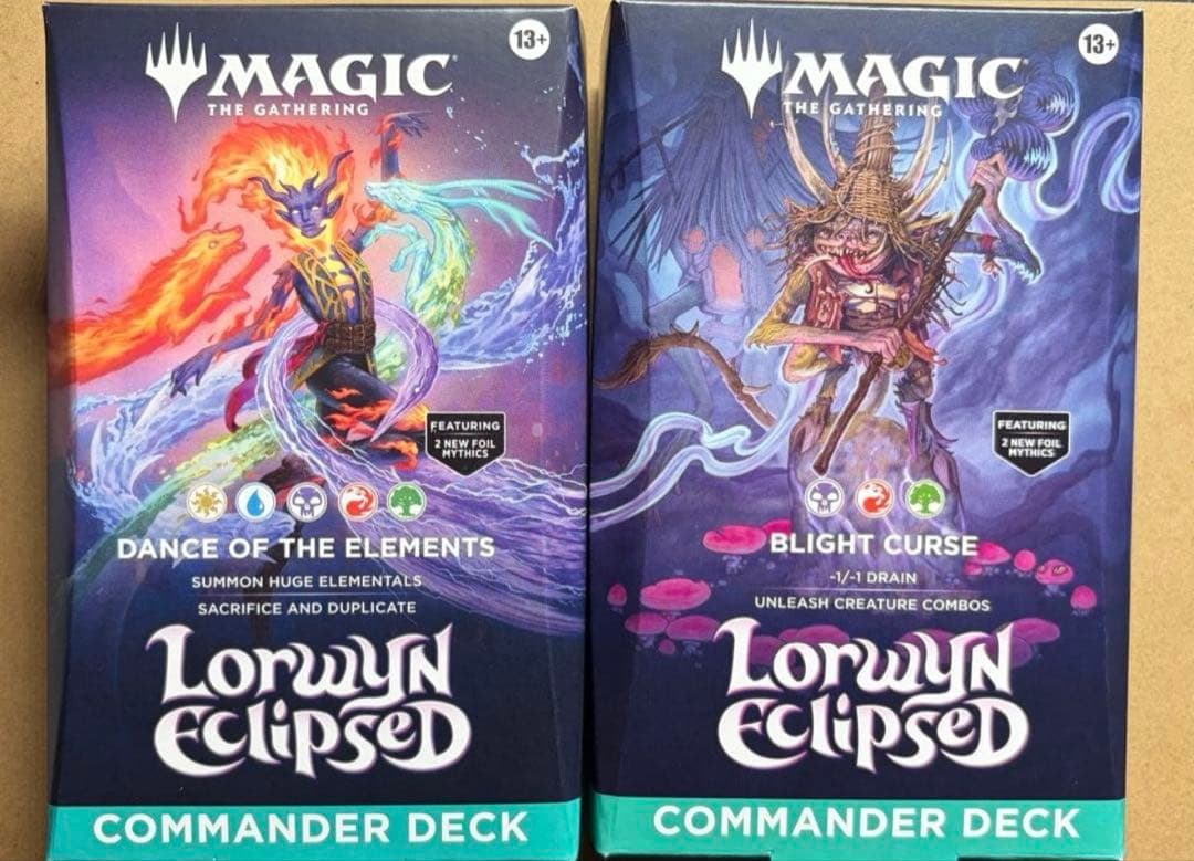 MTG ローウィンの昏明 統率者デッキ エレメンタルの舞踊 枯朽の呪い