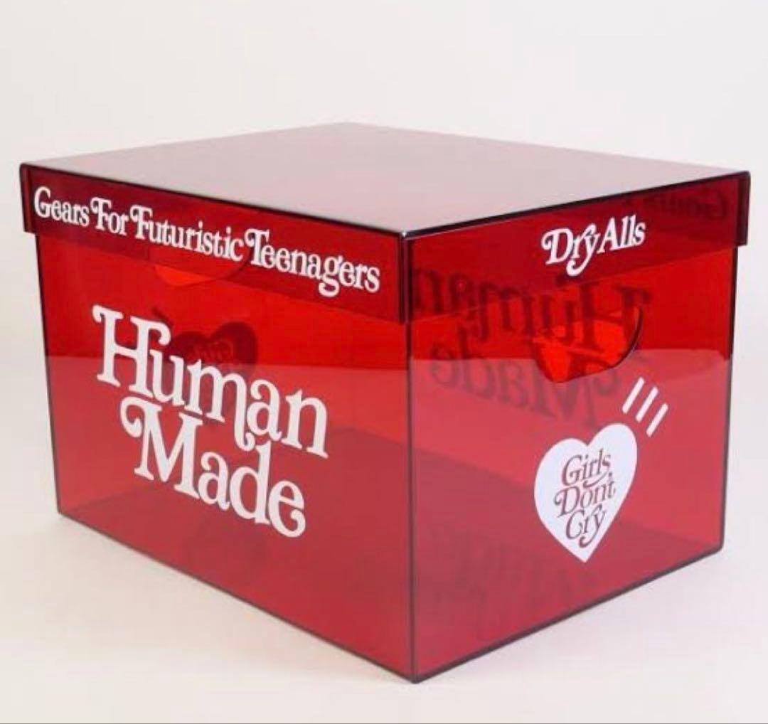 小物入れ HUMAN MADE GDC ACRYLIC FILE BOX \"Red\"