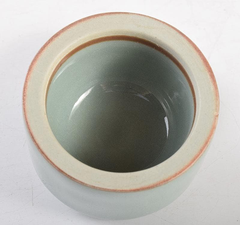 茶道具 三代 諏訪蘇山造 青磁 桃 香合 共箱 V R4999 - メルカリ