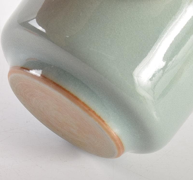 茶道具 三代 諏訪蘇山造 青磁 桃 香合 共箱 V R4999 - メルカリ