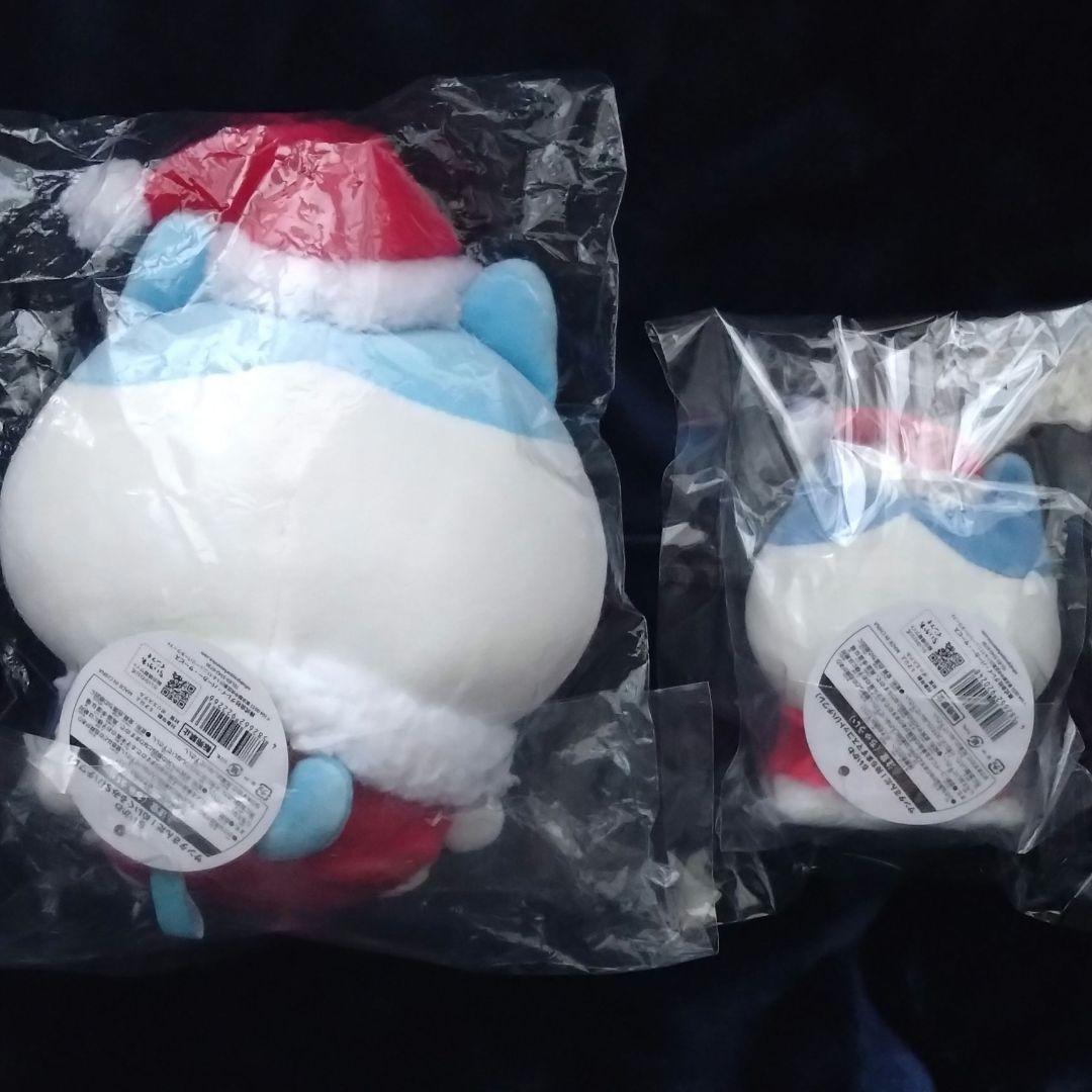 ハチワレ　サンタ　マスコット&ぬいぐるみ