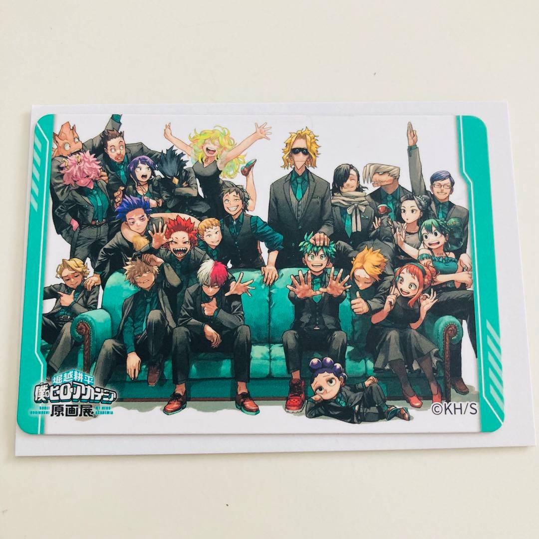 ヒロアカ 原画展 マグネットステッカーコレクション A組集合 緑谷 爆