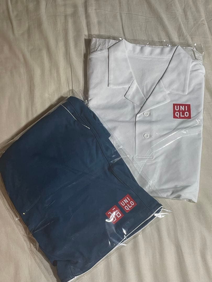 希少【匿名配送】フェデラー Federer 2019 全豪 着用 上下セット