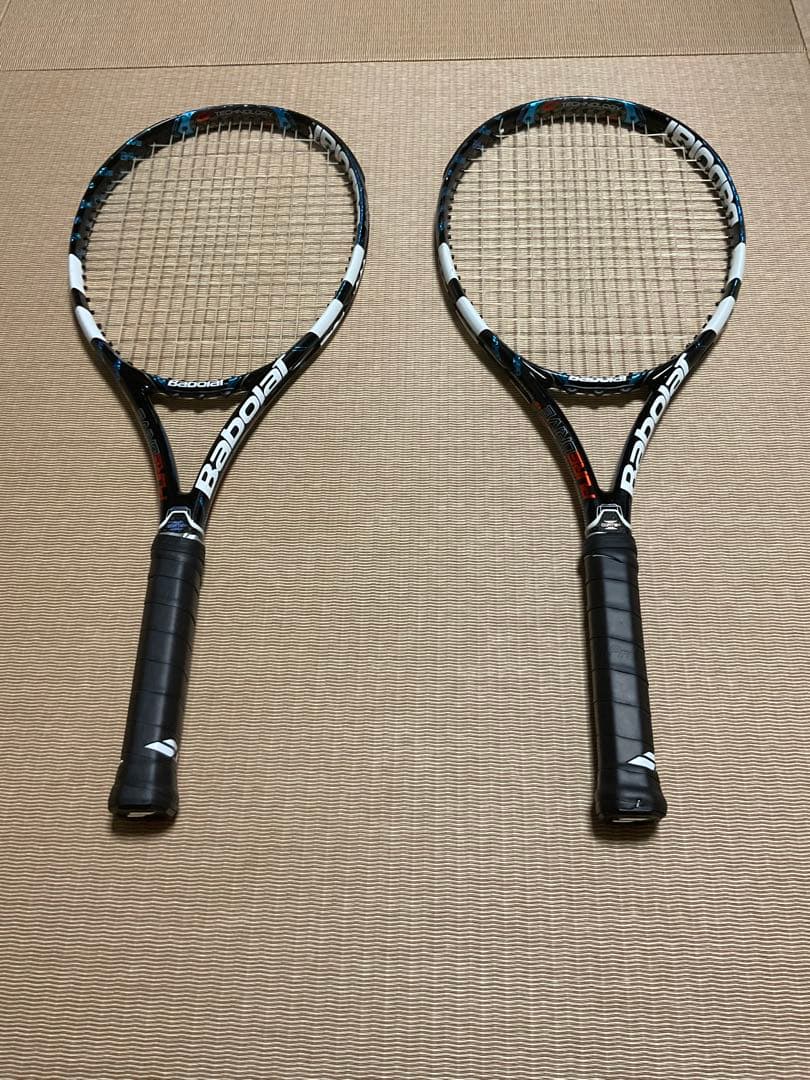 BABOLAT PURE DRIVE 2012 G2 2本セット 中古 テニスラケット バボラ ピュア ドライブ 2012年モデル (G2