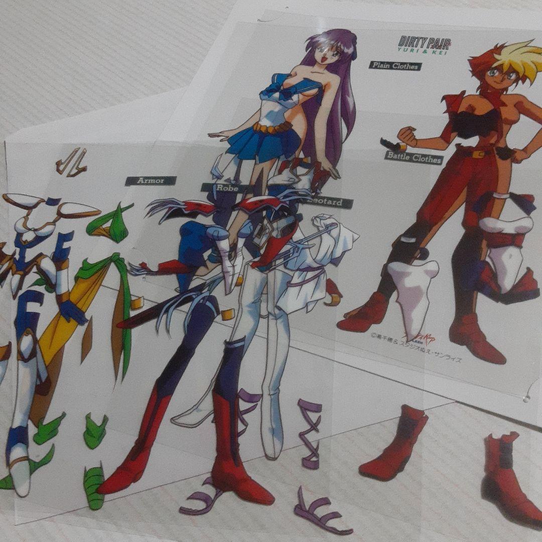値下げ❗ ダーティペア ユリ＆ケイ 着せ替えセル画 レアかも?