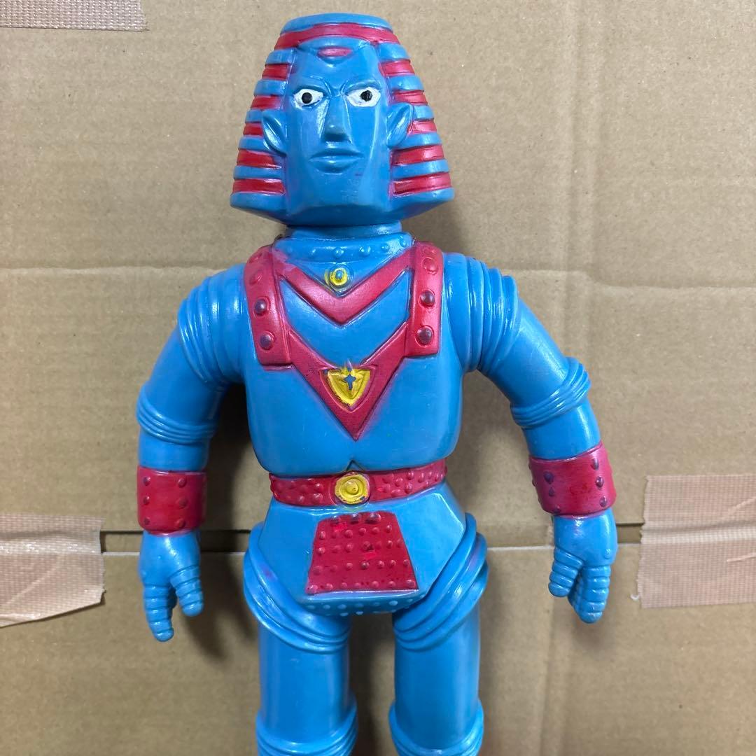 ジャイアントロボ　ブルマァク 昭和46年頃 当時物　ソフビ　29CM 東映