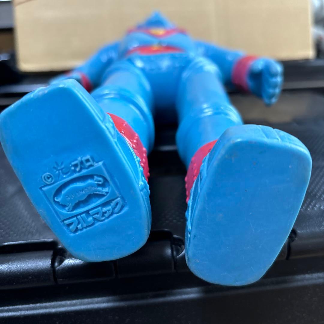 ジャイアントロボ　ブルマァク 昭和46年頃 当時物　ソフビ　29CM 東映