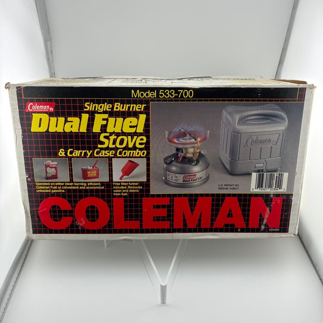 Coleman Dual Fuel 533 94年製 ビンテージ品 - メルカリ