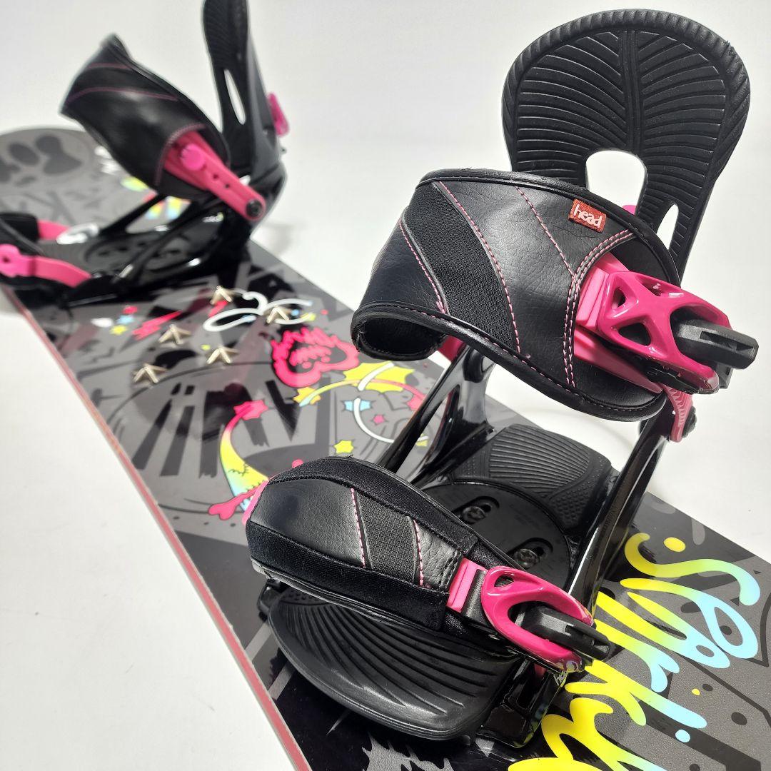 HEAD SPARKLE 142cm レディース スノーボード セット - メルカリ