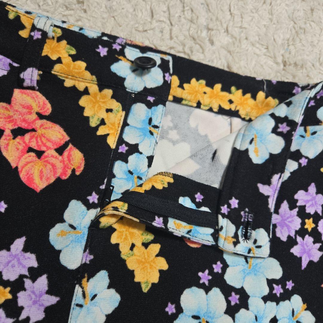 y2k 平成ギャル 希少 アルバローザ ミニスカート ハイビスカス柄 F