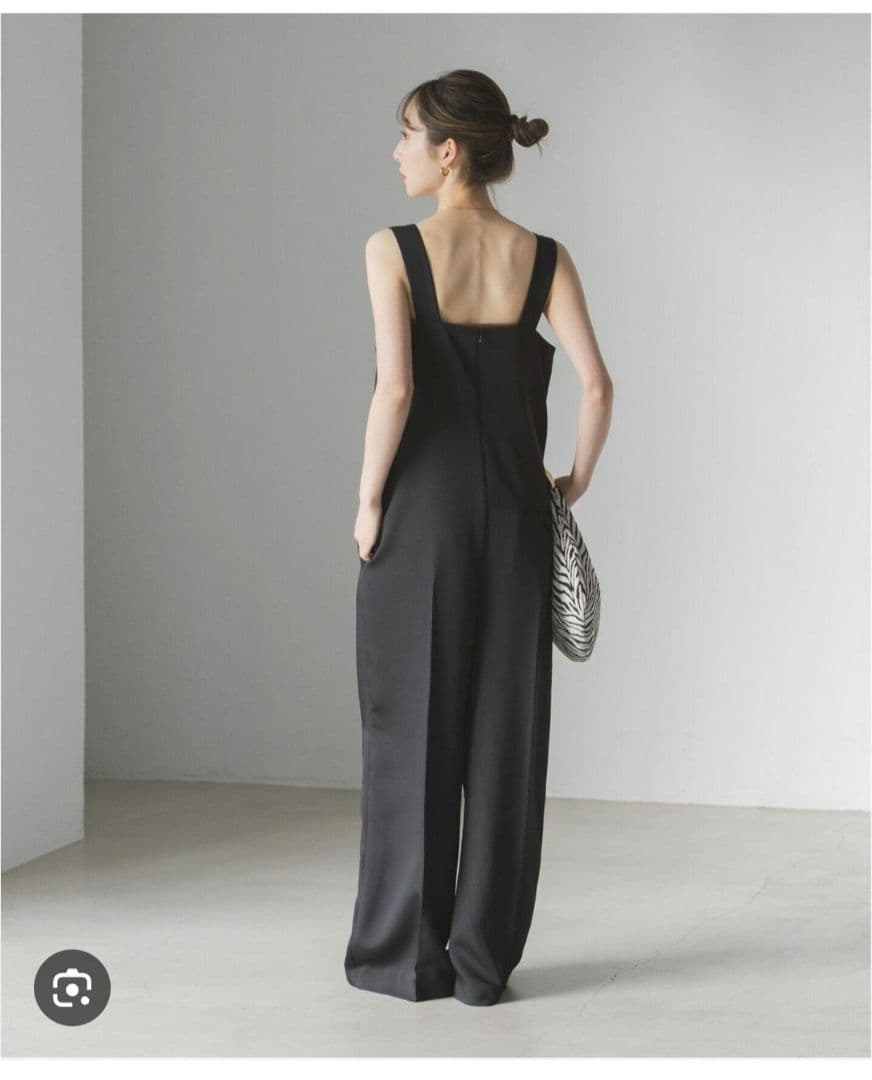 ☆美品☆《NOBLE》24SS サスペンダー オールインワン 36